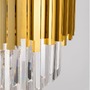 Dekorativní - NV 9050110 Závěsné svítidlo GRANE zlatý kov a křišťál E14 12x5W 230V IP20 bez žárovky - NOVA LUCE - foto 5