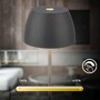 Stolní lampy dekorační - BRILO 7503015 LED nabíjecí stolní lampička Serina Mini, bezdrátová, 20cm, IP44, 2,5W, stmívatelné, dotykový vypínač, antracit - BRILO - foto 5