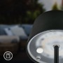 Stolní lampy dekorační - BRILO 7572015 Awia stolní lampička - 2W, 160lm, nabíjecí, LED, stmívatelné, dotykový vypínač, CCT, černá - BRILO - foto 5