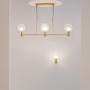 Vícečetná - M MOD411PL-03G Závěsné svítidlo Vision E14 3x60W zlatá hliník sklo - MAYTONI - foto 5