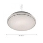 Kruhová - LD 14744-16 LOLAsmart JUPI LED stropní svítidlo, Smart Home, RGB+W, dálkový ovladač, hvězdné nebe MEDION RGB+2700-5000K - LEUCHTEN DIREKT / JUST LIGHT - foto 5