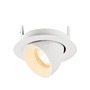 Kruhová - LA 1010042 NUMINOS® GIMBLE XS Stropní vestavné svítidlo, 2700 K, 55°, IP20, kulaté, bílé - BIG WHITE (SLV) - foto 5