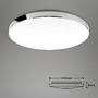 Kruhová - BRI 3351216 LED stropní svítidlo, pr. 35,5 cm, 18 W, bílé-chrom (starý kód: BRI 3351-216) - BRILONER - foto 5
