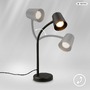 Stolní lampy pracovní - BRILO 7476015 Stolní lampa, 38,5 cm, 1x GU10, max. 9W, černá - BRILO - foto 5
