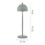 Stolní lampy dekorační - LD 19244-43 Kolekce Schöner Wohnen LED bateriové stolní svítidlo BELLIES, inspirováno květy, nabíjecí přes USB, 3000K - JUST LIGHT - foto 5