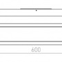 Podélná - RED R12064 STRUCTURAL LED 60X15 přisazená bílá 230V LED 22W 3000K - RED - DESIGN RENDL - foto 5