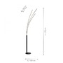 Stojací lampy - LD 15383-18 MAJA LED stojací svítidlo, černá, 3-ramenné, 18 W, 2200 lm 3000K - LEUCHTEN DIREKT / JUST LIGHT - foto 5