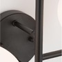 Dekorativní - NV 9190421 Nástěnné svítidlo IMPERO bílé matné sklo černý kov E14 2x5W 230V IP20 bez žárovky - NOVA LUCE - foto 5
