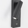 Bodová - NV 9170102 Bodové svítidlo FUSE černý hliník nastavitelné vypínač na těle - USB nabíjení LED Samsung 3W 3000K IP20 - NOVA LUCE - foto 5