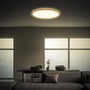 Kruhová - BRILO 7451314 Tava Wood LED stropní svítidlo, přímé a nepřímé osvětlení, ploché, imitace dřeva, kruhové 42 cm - BRILO - foto 5