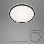 Kruhová - BRILO 3046015 LED stropní svítidlo pr. 28 cm 15W 1500lm černá (starý kód: BRILO 3046-015) - BRILO - foto 5
