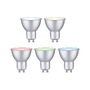 GU10/GZ10 - P 29149 Standard 230V Smart Home Zigbee 3.0 LED reflektor GU10 4,8W RGBW+ stmívatelné matný chrom - PAULMANN - foto 5