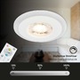 Kruhová - BRI 7040-036 LED vestavná svítidla sada, pr.8,4 cm, 3x LED, 5 W, 460 lm, bílé - BRILONER - foto 5