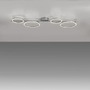 Dekorativní - LD 14211-21 MINI RITUS LED stropní svítidlo stříbrné kruhová forma paměťová funkce krokově stmívatelné 3000K - JUST LIGHT - foto 5