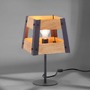 Stolní lampy dekorační - LD 15722-79 CRATE Stolní lampa v rustikálním designu ze dřeva v černé barvě, lakované železo s paticí E27 - LEUCHTEN DIREKT / JUST LIGHT - foto 5