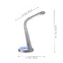 Stolní lampy pracovní - PN 4591-95 BILL LED stolní lampa stříbrná stmívatelná s USB-konektorem, 3000-6500K - PAUL NEUHAUS - foto 5