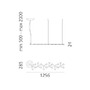 Podélná - AR 1578050APP Led Net Line 125 - závěsné - Bluetooth - ARTEMIDE - foto 5