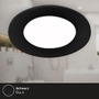 Kruhová - BRI 7057-435 LED vestavná svítidla 3ks sada, pr.8,6 cm, 3x LED, 3 W, 350 lm, černá - BRILONER - foto 5