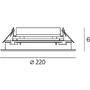 Zapuštěná - AR T42015ELPTW00 Ego Flat 220 downlight kruh EL 3000K Inox IK10 - ARTEMIDE - foto 5