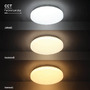 LED stropní svítidla Optonica - Stropní svítidlo LED 12W CCT DIP-Switch Krytí IP20 Matt - foto 5