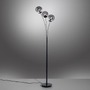 Stojací lampy - LD 14603-18 BIG WIDOW LED stojací svítidlo 3 ramenné, černá, dekorativní design, hra světla, prohnuté - LEUCHTEN DIREKT / JUST LIGHT - foto 5