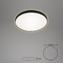 Kruhová - BRI 3443115 LED stropní svítidlo, pr. 28,5 cm, 12 W, černá-bílá (starý kód: BRI 3443-115) - BRILONER - foto 5