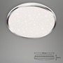 Kruhová - BRI 3403-118 LED stropní svítidlo hvězdné nebe, pr. 33 cm, 18 W, chrom - BRILONER - foto 5