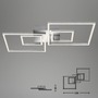 Hranatá - BRI 3132-018 LED rám 65,6 cm 2x14,5W 1500lm chrom - BRILONER - foto 5
