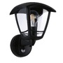 Nástěnná - P 94647 Venkovní nástěnné svítidlo Classic Curved pohybové čidlo IP44 hranaté 164x180mm max. 12W 230V černá umělá hmota - PAULMANN - foto 5