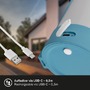 Stolní lampy dekorační - BRILO 7544010 Asa stolní lampička - 1W, 50lm, bezdrátová, LED, stmívatelné, teplá bílá, modrá - BRILO - foto 5