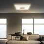 Hranatá - BRI 3848014 Toro LED stropní svítidlo, tunelový efekt, přímé a nepřímé osvětlení, matný chrom, 42x42cm - BRILONER - foto 5