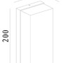 Nástěnná - IMPR 731126 Deko-Light nástěnné přisazené svítidlo Grumium hranaté 10W 3000K/4000K 530lm tmavě šedá (náhrada za 731120, 731123)-  LIGHT IMPRESSIONS - foto 5
