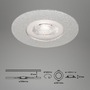 Kruhová - BRI 7046-034 3ks sada LED vestavné svítidlo, pr. 9 cm, 5 W, matný chrom - BRILONER - foto 5