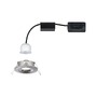 Koupelnová - P 94300 LED vestavné svítidlo Nova mini nevýklopné IP44 1x4W 2.700K kov kartáčovaný 230V - PAULMANN - foto 5