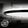 Kruhová - BRILO 7654015 Slim svítidlo LED panel pr.37,5 cm - 22W, 3000lm, hvězdné nebe, neutrální bílá, černá - BRILO - foto 5