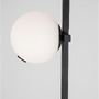 Stojací lampy - NV 9919532 Stojací lampa JOLINE černý kov a hliníkbílé opálové sklo vypínač na těle LED 6W Samsung 1x3W 230V 3200K čtecí lampička IP20 - NOVA LUCE - foto 5