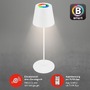 Stolní lampy dekorační - BRILO 7559016 Coloris LED stolní lampička Smart bezdrátová, ovládání přes aplikaci, stmívatelné, bílé - BRILO - foto 5