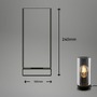 Stolní lampy dekorační - BRILO 7616015 Stolní lampa, 23,5 cm, 1x E27, max. 10W, černá - BRILO - foto 5