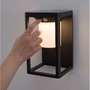 Solární - NV 9120621 Venkovní nástěnné svítidlo LOVETO antracitový hliník a akrylový difuzor LED 1.5W 3000K 3.7V 125st. IP65 solární / vypínač na těle / pohybový senzor - NOVA LUCE - foto 5