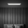 Hranatá - BRILO 7519415 Tava LED stropní svítidlo 98cm, ploché, přímé a nepřímé osvětlení, černá - BRILO - foto 5