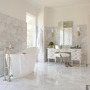 Dekorativní - HVLG 3711-AGB-WS-CE Nástěnné svítidlo RUTLAND mosaz/hedvábí staromosaz/bílá E14 1x60W - HUDSON VALLEY - foto 5