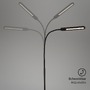 Stojací lampy - BRILO 1389015 LED CCT stojací svítidlo s dotykovým vypínačem 183 cm 8W 600lm černá (starý kód: BRILO 1389-015) - BRILO - foto 5