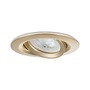 Koupelnová - P 92408 LED vestavné svítidlo Nova Plus 3ks sada IP65 kruhové 93mm 30° GU10 3x6W 230V stmívatelné 2700K zlatá mat - PAULMANN - foto 5