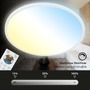 Kruhová - BRILO 7080-016 Slim CCT svítidlo LED panel, pr. 42 cm, 22 W, bílé - BRILO - foto 5