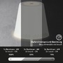 Stojací lampy - BRILO 1438016 LED nabíjecí stojací svítidlo 130 cm 3,5 W 400lm bílé - BRILO - foto 5