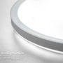 Kruhová - BRILO 3883016 AKCE - Tava A svítidlo LED panel pr.29,3 cm - 11W, 2400lm, energetická třída A, stmívatelné, CCT, bílé - BRILO - foto 5