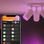 SmartHome Paul Neuhaus - PH 50633/31/P7 Hue Fugato Bluetooth SVÍTIDLO BODOVÉ 3xGU10 5,7W 350lm 2000-6500K, bílá - PHILIPS HUE (915005761501) - foto 5