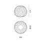 Kruhová - AR 1701010A Meteorite 35 nástěnné/stropní - ARTEMIDE - foto 5