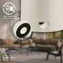 Stolní lampy dekorační - BRILO 7669014 Gila stolní lampa - 2,6W, 200lm, bezdrátová, LED, IP44, dotykový vypínač, stmívatelná, kávová/světlešedá - BRILO - foto 5