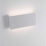 Nástěnná - NV 9262111 Venkovní nástěnné svítidlo MILE bílý hliník a sklo LED 2x5W 3000K 100-240V 102st. IP54 světlo nahoru a dolů - NOVA LUCE - foto 5